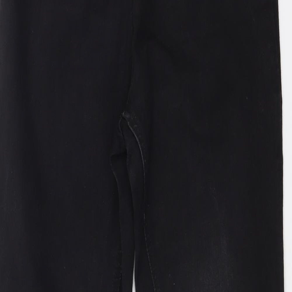 Preworn Womens Black  Denim Jegging Jeans Size 8 L26.5 in
