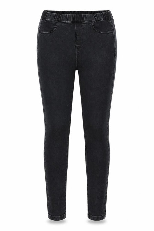 Denim 24/7 Womens Black  Denim Jegging Jeans Size 10 L25 in