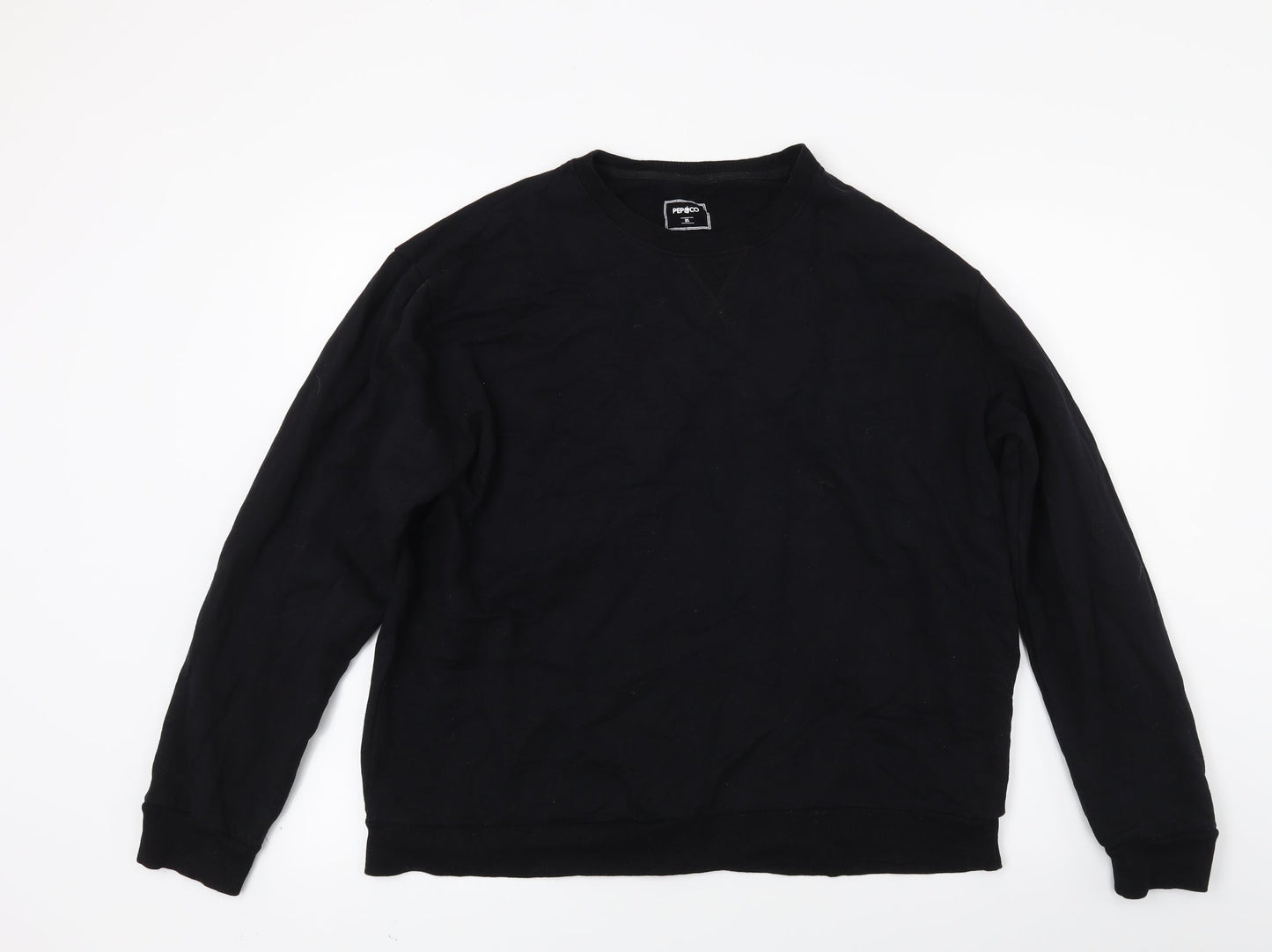 Pep & co Womens Black   Pullover Sweatshirt Size XL
