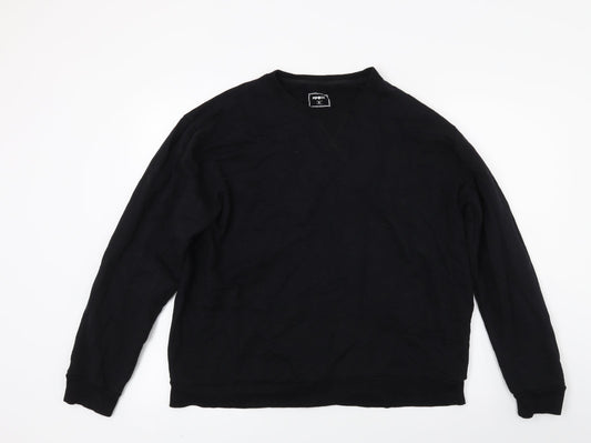 Pep & co Womens Black   Pullover Sweatshirt Size XL