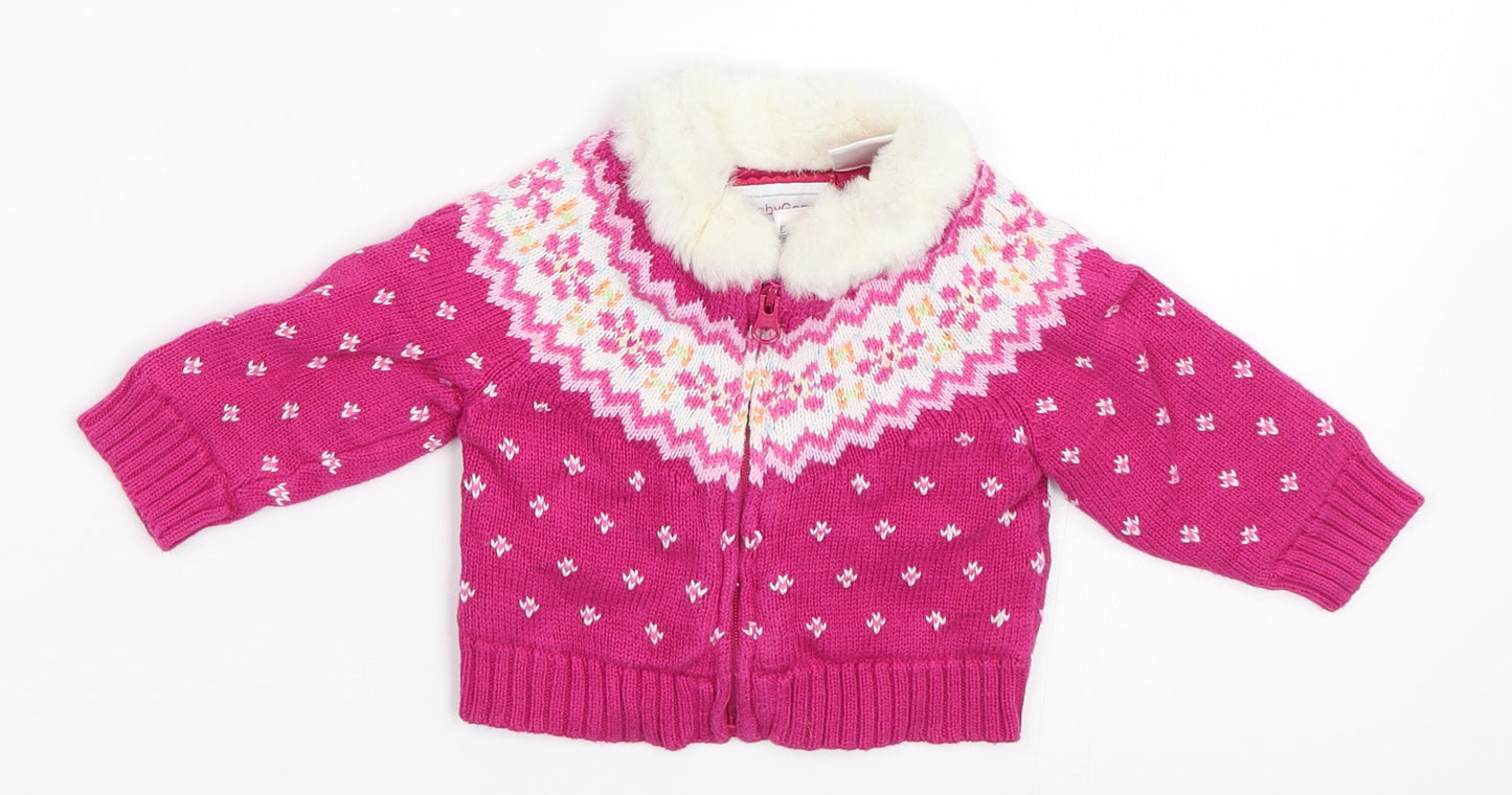 Gap Girls Pink   Jacket  Size 3-6 Months