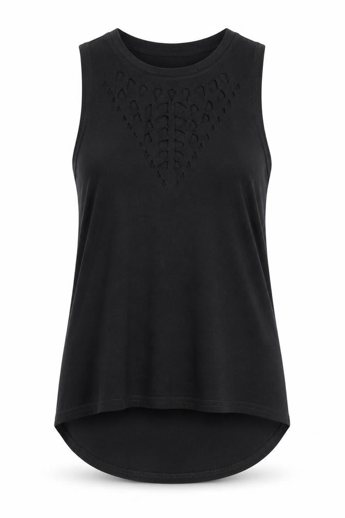 Preworn Womens Grey   Basic Tank Size XL
