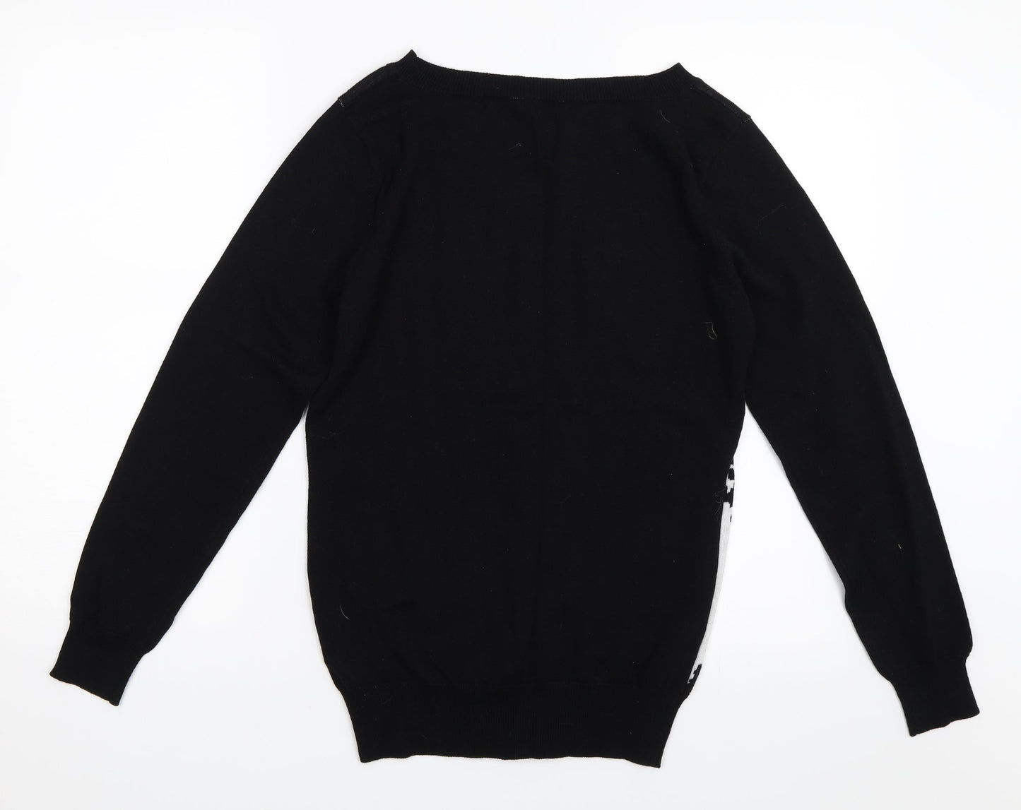 Peacocks Womens Black   Pullover Jumper Size 10