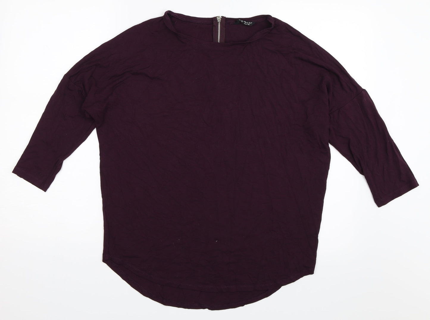 Select Womens Purple   Basic T-Shirt Size 12