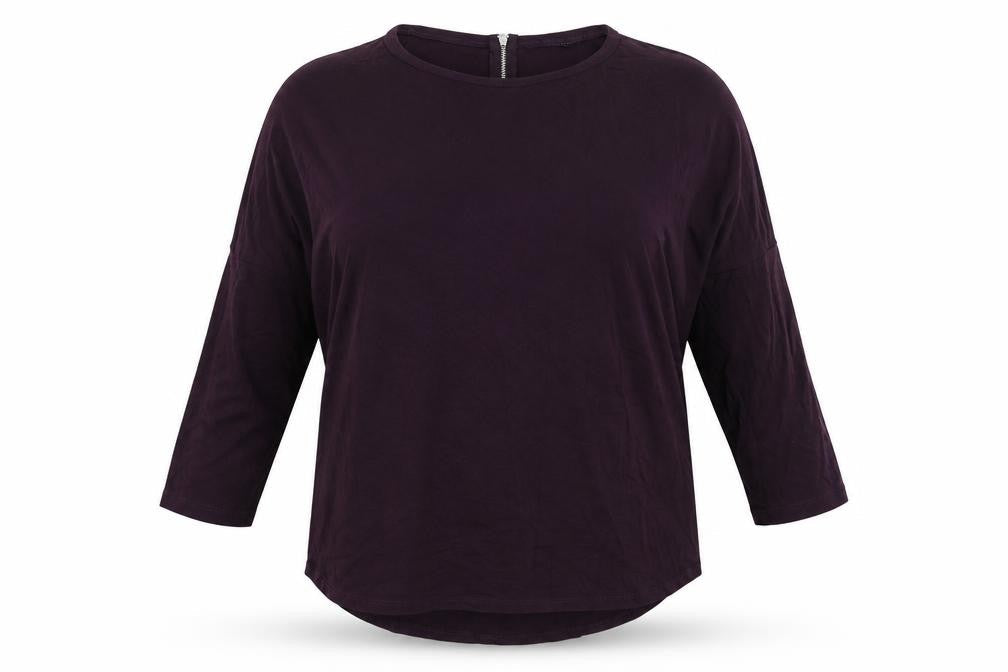 Select Womens Purple   Basic T-Shirt Size 12