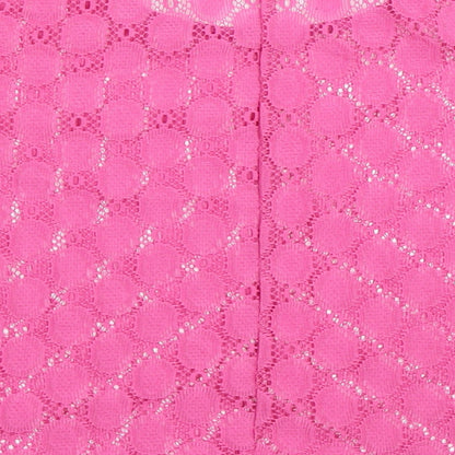Brand and care label for Atmosphere women’s pink basic t-shirt, size UK 8
