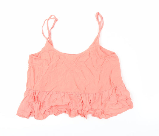 Topshop Womens Pink   Camisole Blouse Size 8  - Cropped
