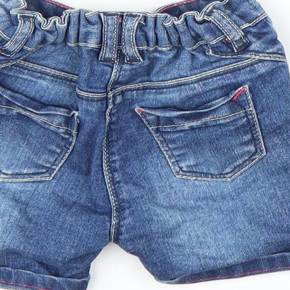Matalan Girls Blue   Capri Trousers Size 12-18 Months  - Shorts