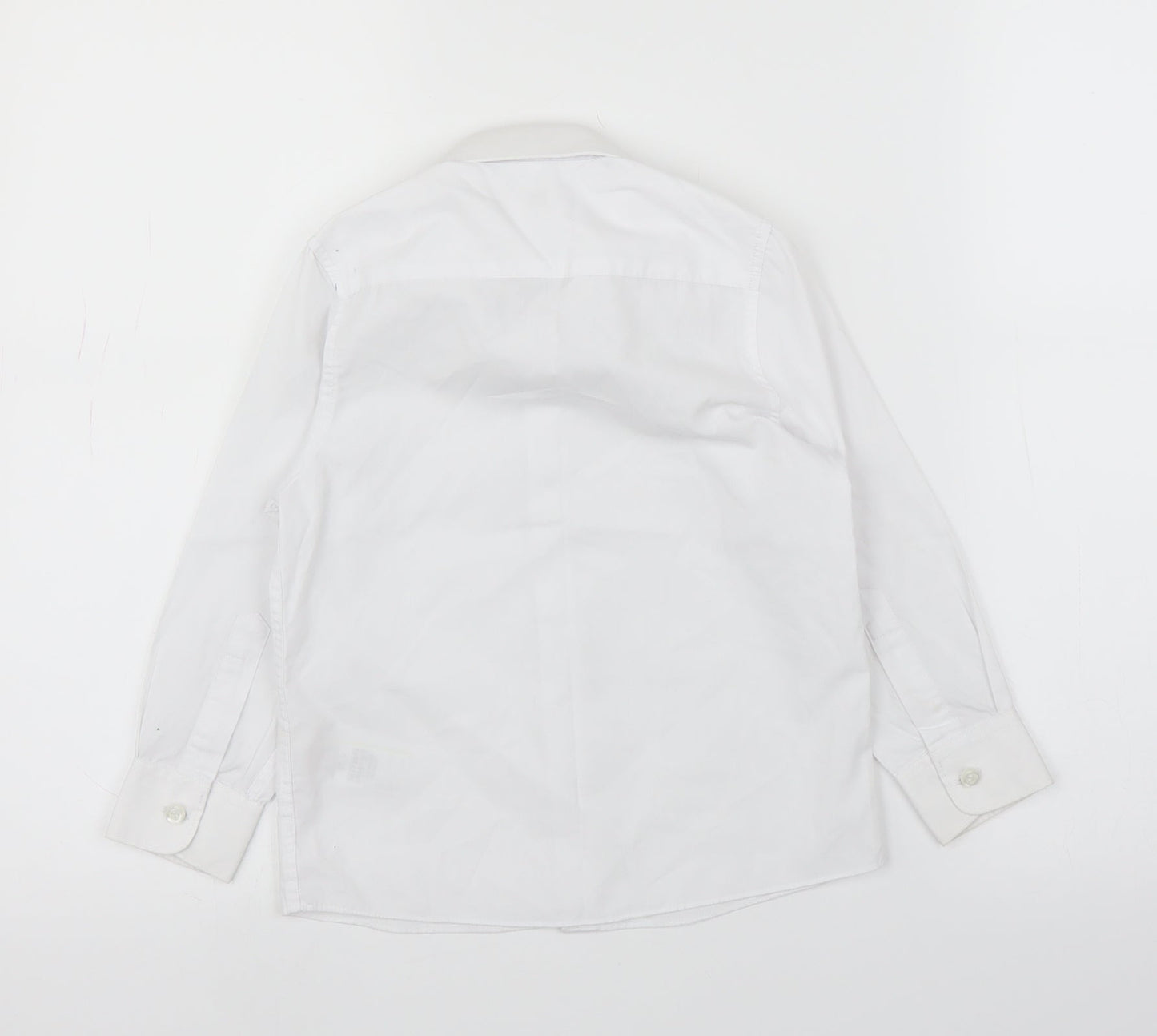 M&S Girls White   Basic Button-Up Size 4-5 Years