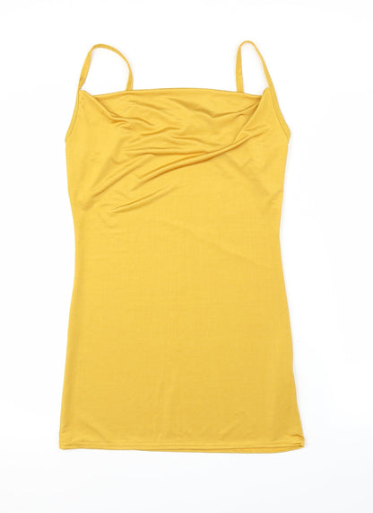 Charm Womens Yellow   Bodycon  Size S