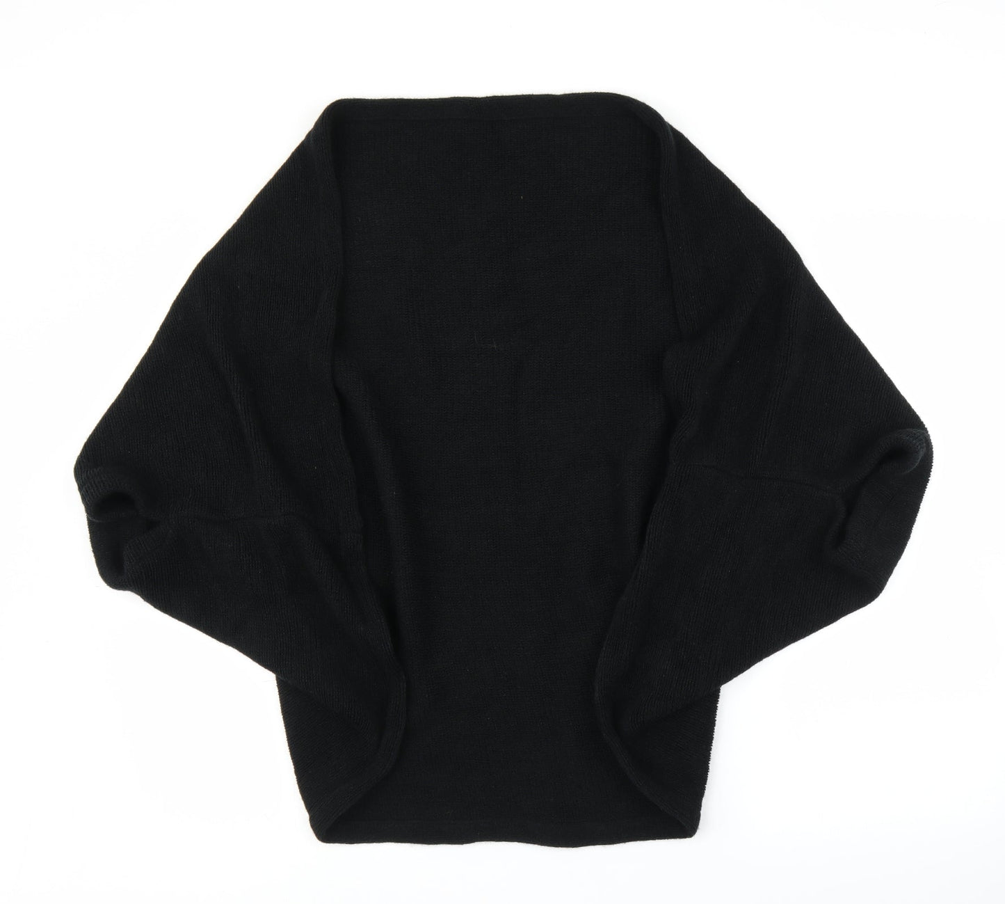 Preworn Womens Black   Cape Jumper Size M