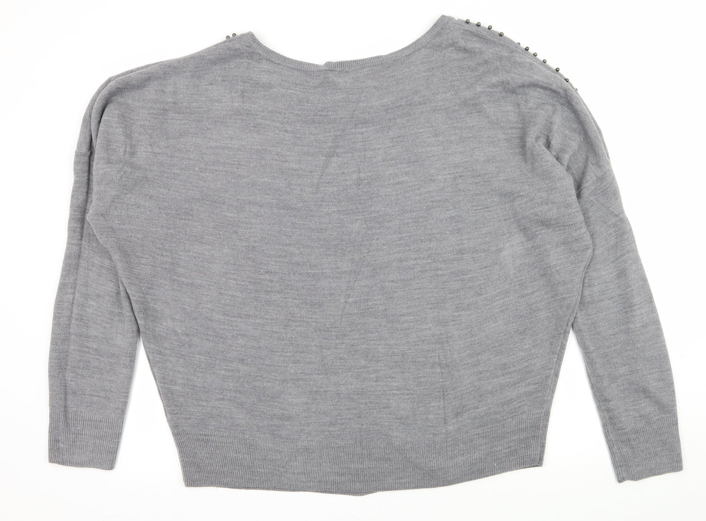 Dorothy Perkins Womens Grey  Knit Pullover Jumper Size 20