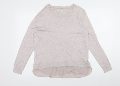 Additional front view of RJR.John Rocha women’s pink knit jumper, size UK 14