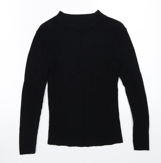 Primark Womens Black  Rayon Pullover Jumper Size 12