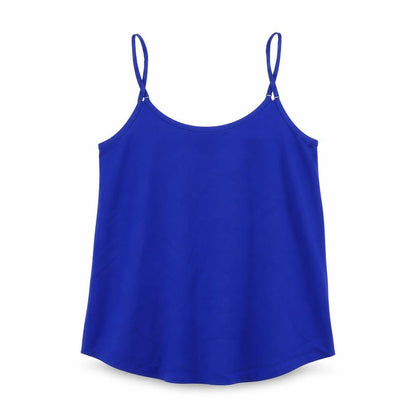 Front view of Select women’s blue basic t-shirt, size UK 12