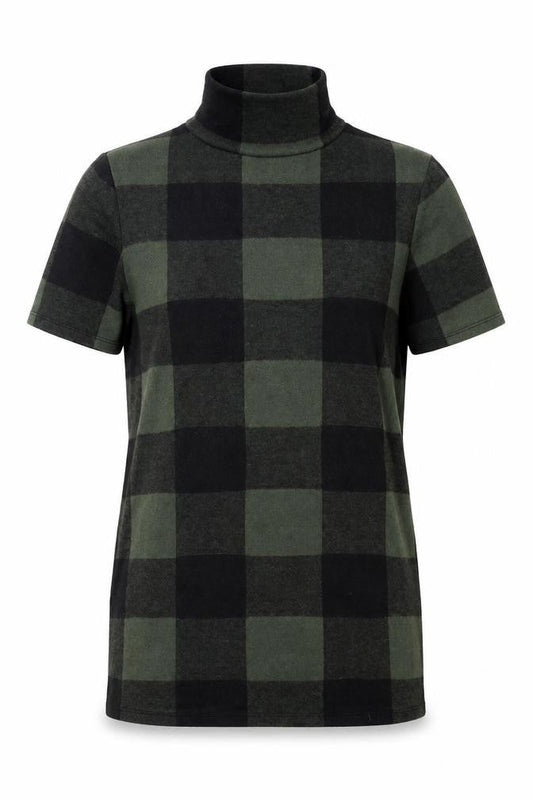 Select Womens Green Check  A-Line  Size 12