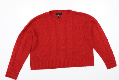 Additional front view of New Look women’s red jumper, size L