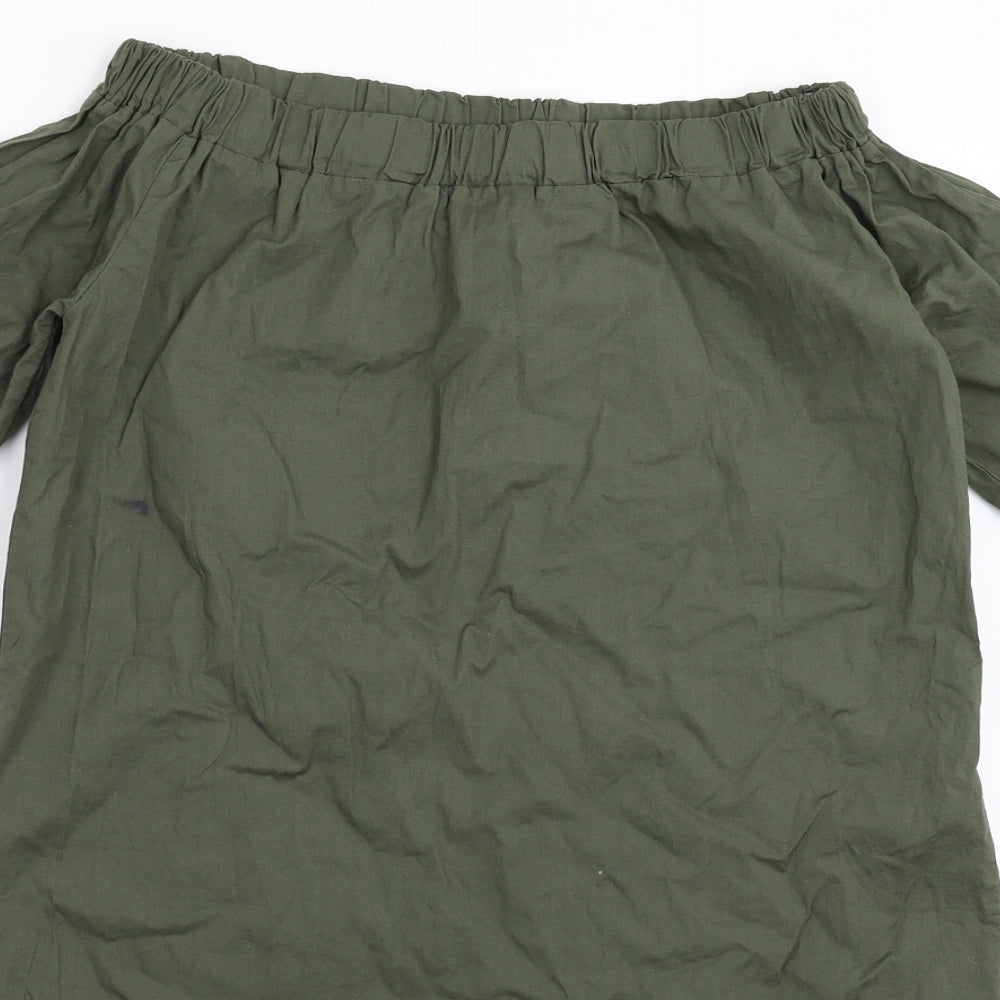 New Look Womens Green   Basic Blouse Size M