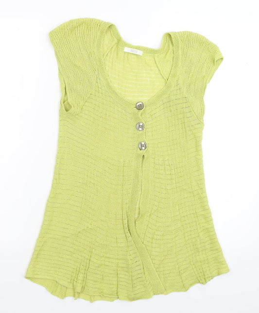 Marks and Spencer Womens Green   Cardigan Jumper Size 10