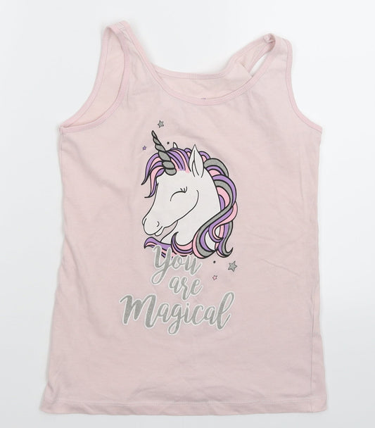 Primark Girls Pink   Basic Tank Size 11 Years