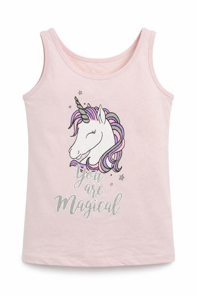 Primark Girls Pink   Basic Tank Size 11 Years