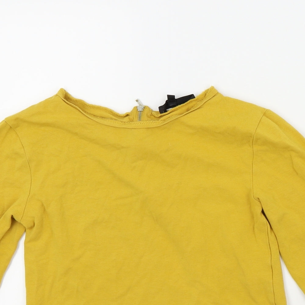 BIK BOK Womens Yellow   Basic T-Shirt Size XS