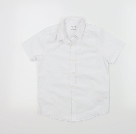 NEXT Boys White   Basic Button-Up Size 7 Years