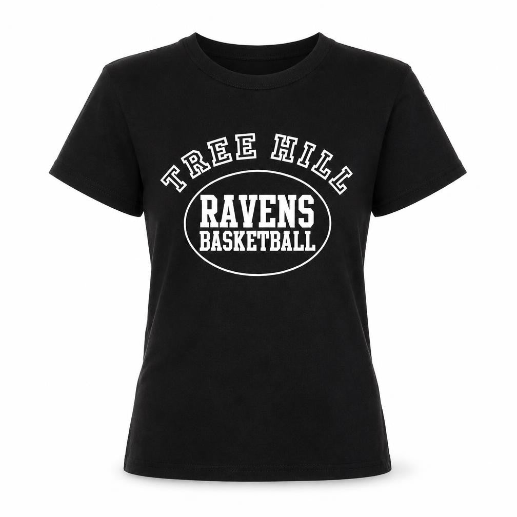 B&C Womens Black Colourblock  Basic T-Shirt Size S