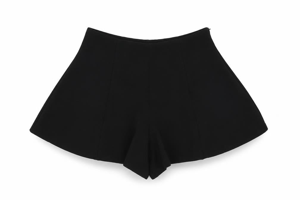 Miss Selfridge Womens Black Colourblock  Skimmer Shorts Size 8