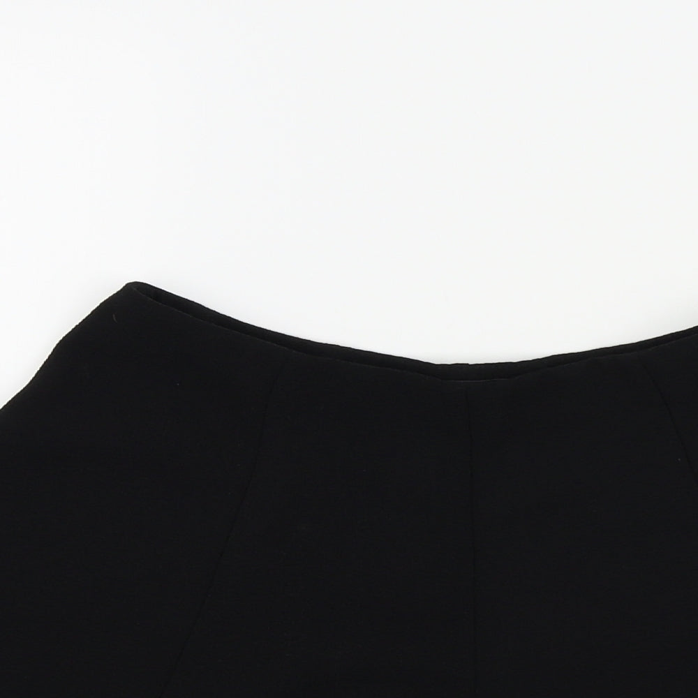 Miss Selfridge Womens Black Colourblock  Skimmer Shorts Size 8