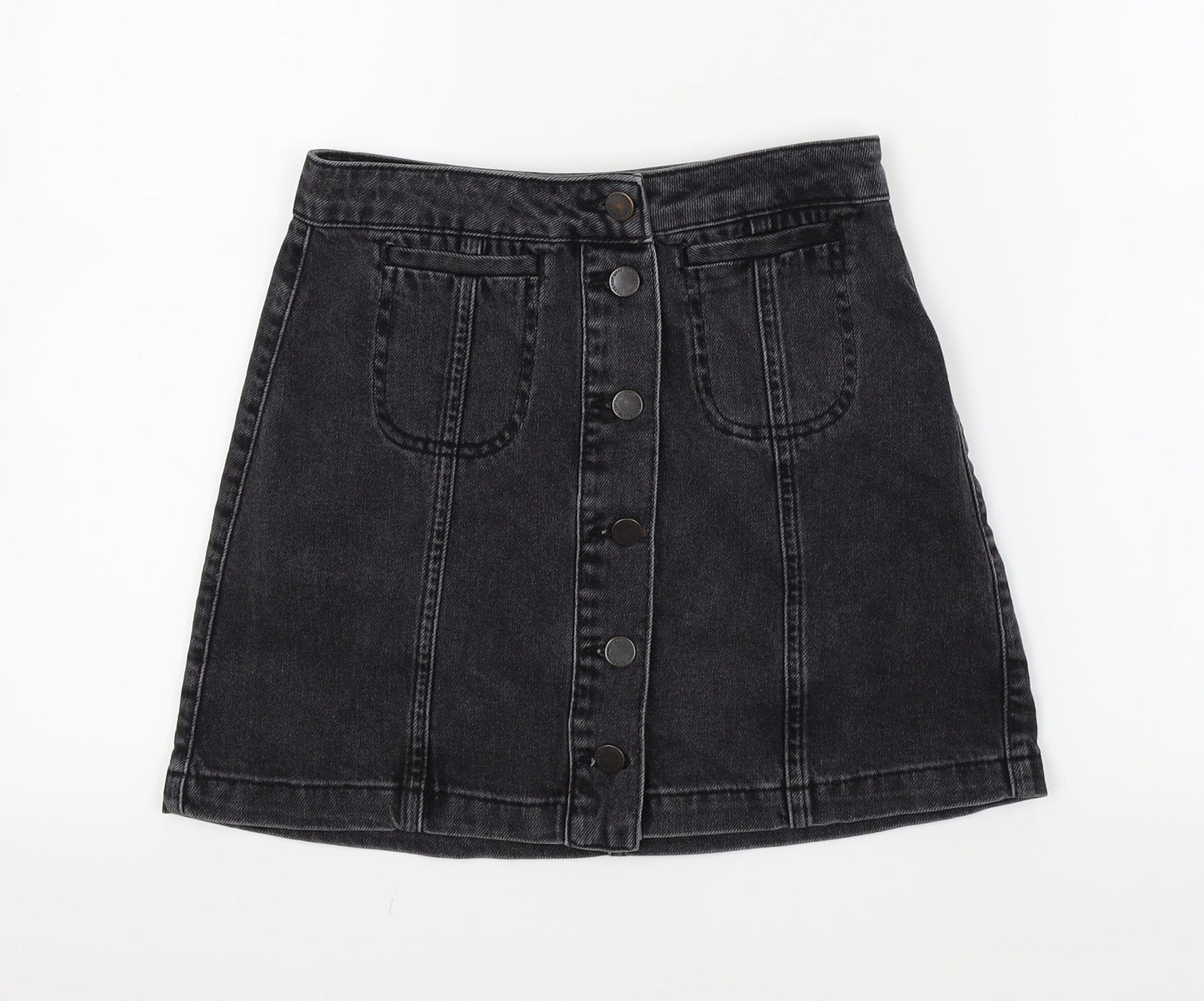 top shop Womens Black   A-Line Skirt Size 25 in