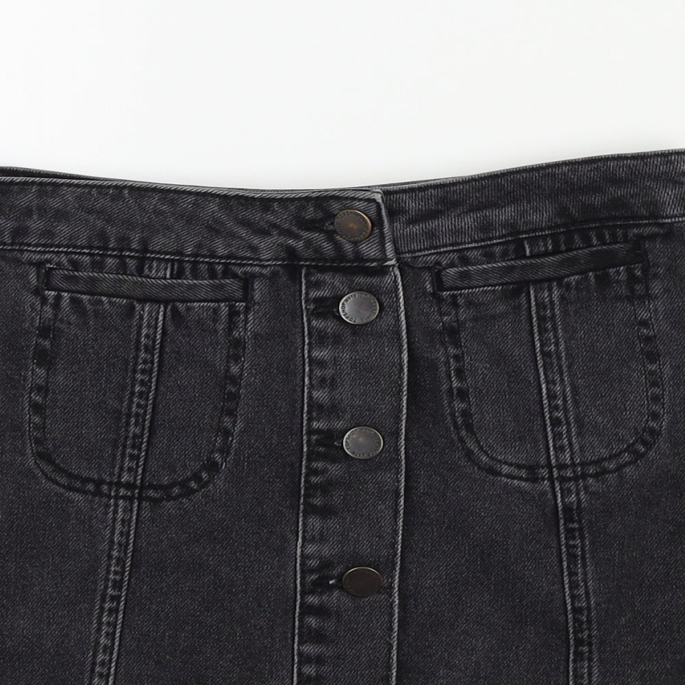 top shop Womens Black   A-Line Skirt Size 25 in