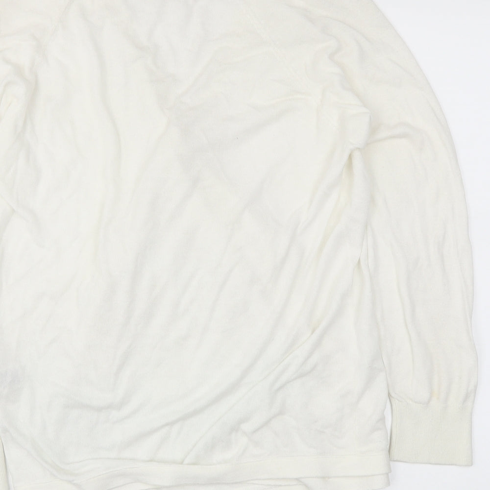 atmospheer Womens White   Wrap Jumper Size 12