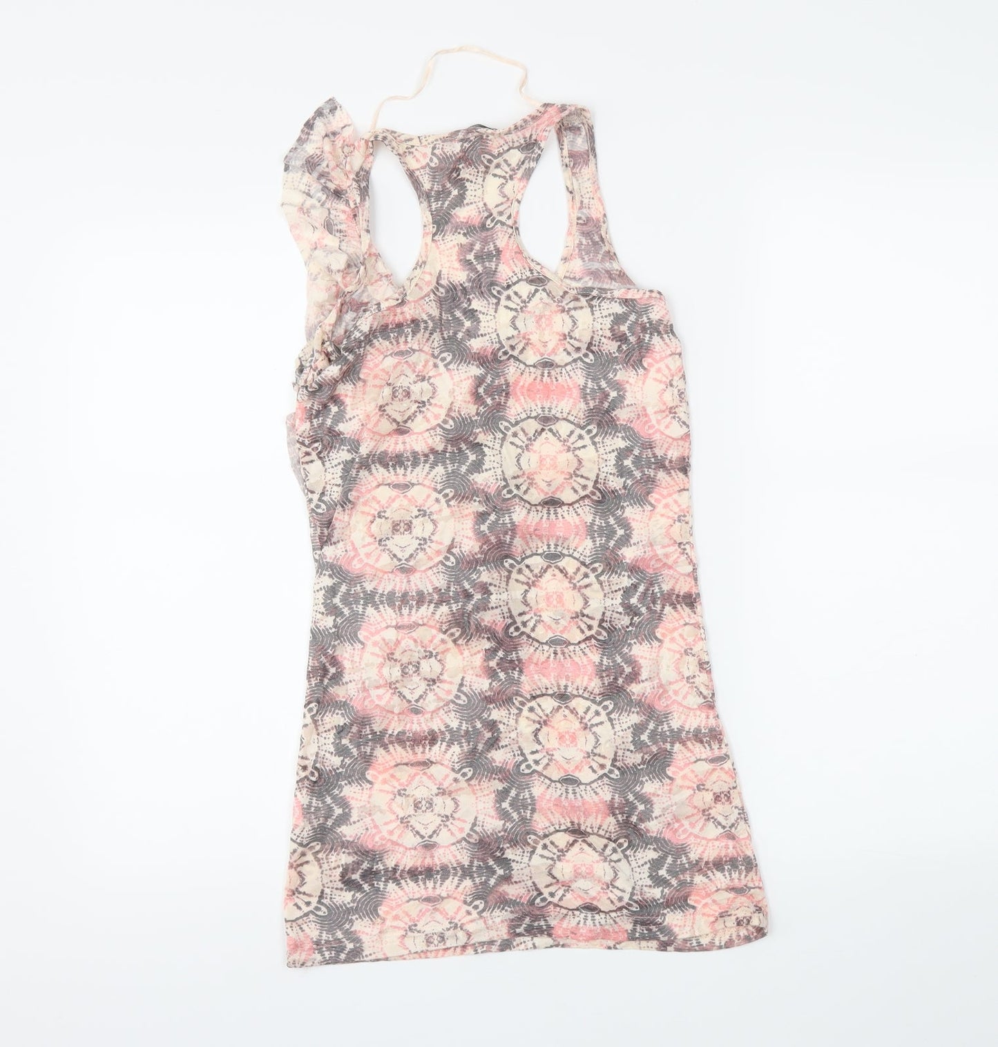 Atmosphere Womens Pink Animal Print  Basic Polo Size 10