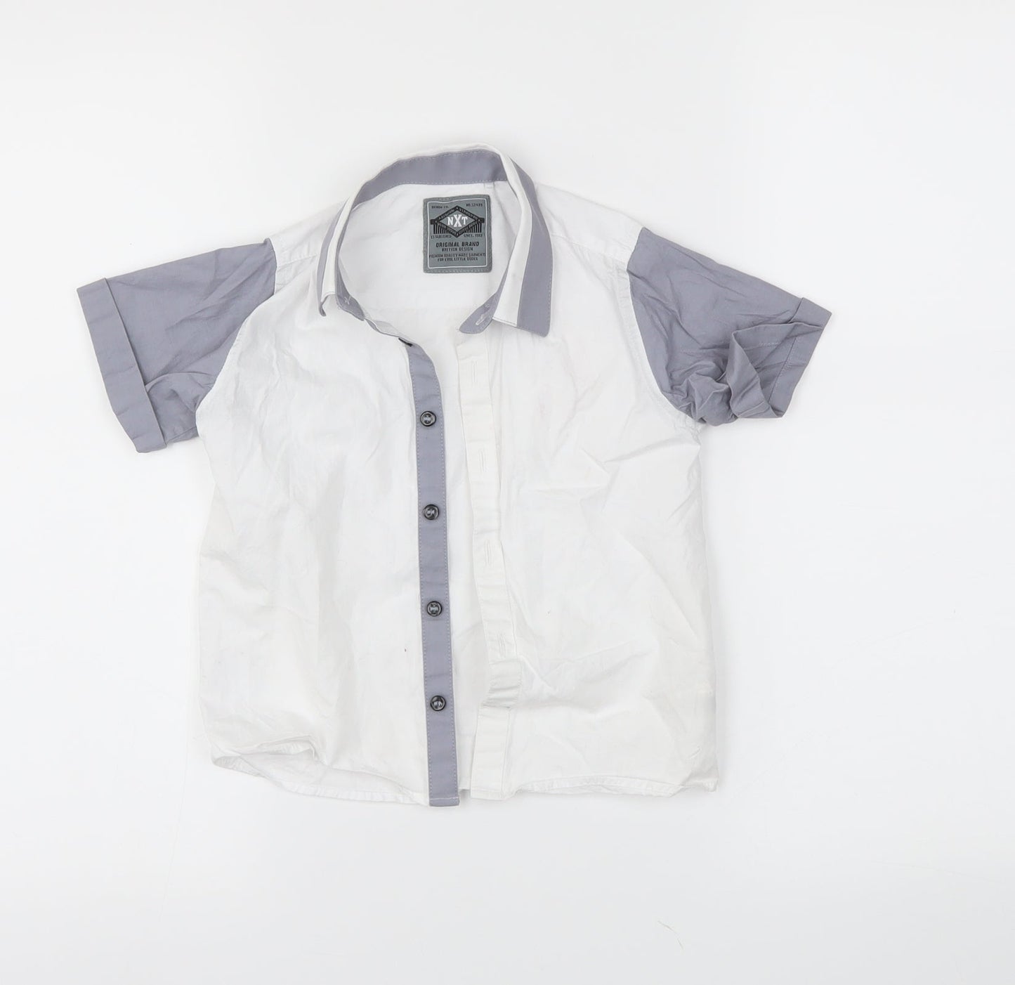 NEXT Girls White   Basic Blouse Size 3-4 Years