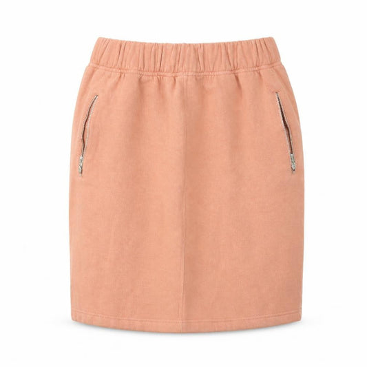 Front view of Dash women’s pink straight & pencil skirt, size L