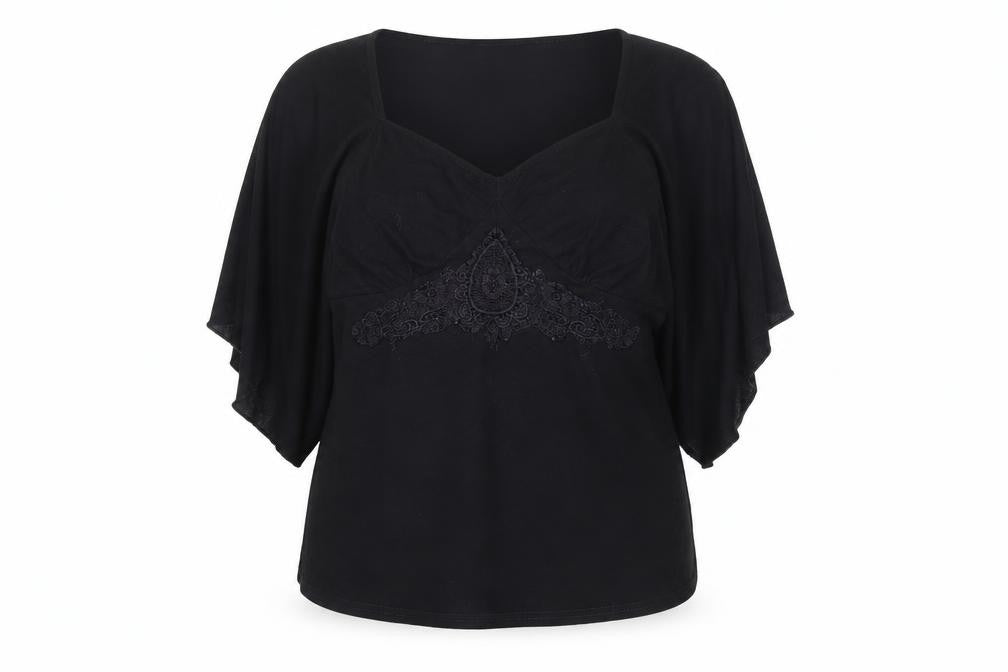 Red Herring Womens Black   Basic Blouse Size 14