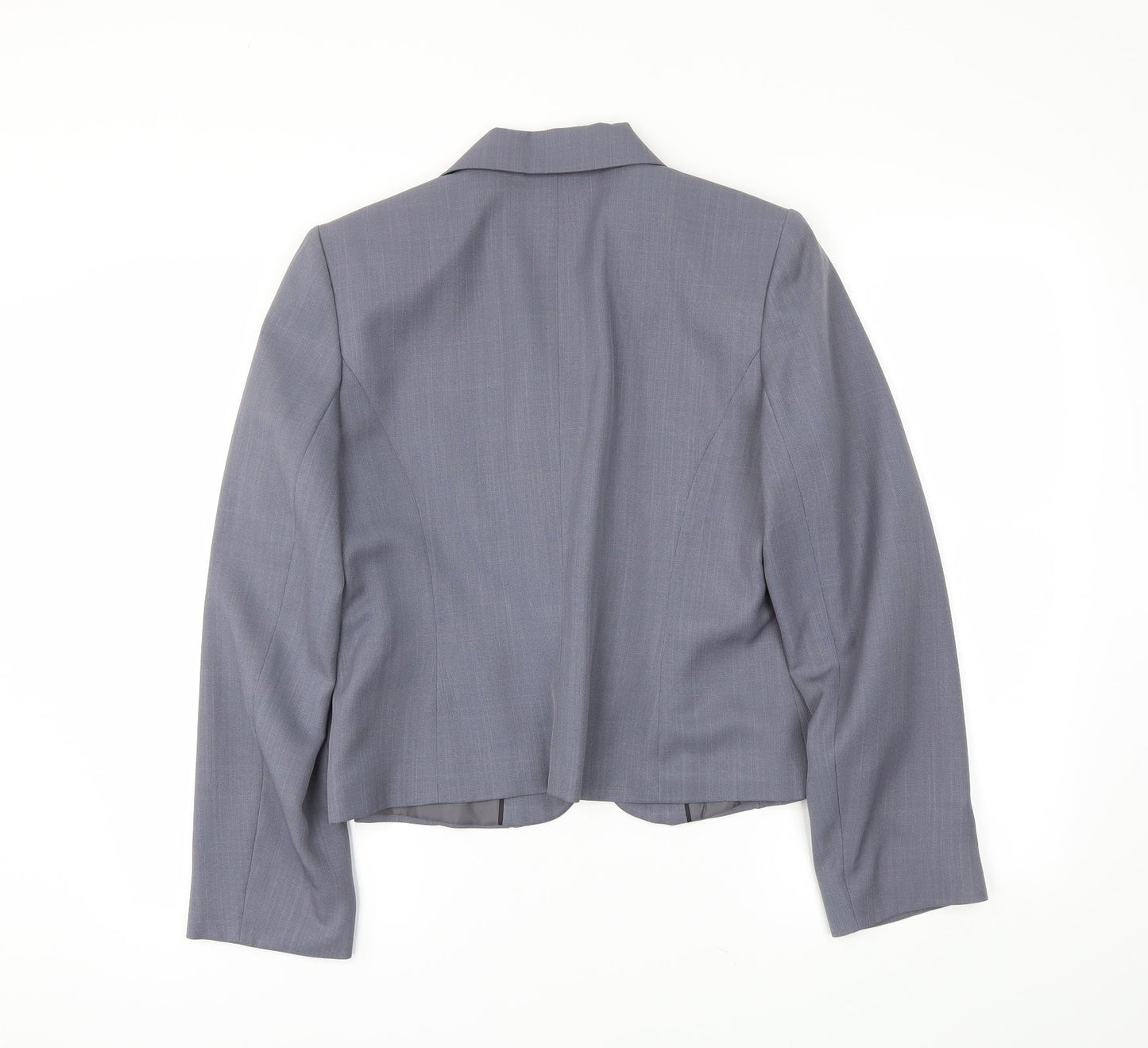 M&S Womens Grey   Jacket Blazer Size 14