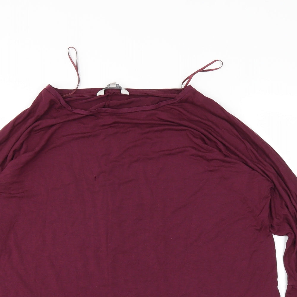 eacocks Womens Purple   Basic Blouse Size 16
