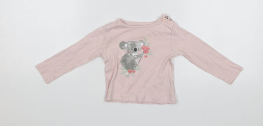 TU Baby Pink   Jersey T-Shirt Size 6-9 Months  - Koala