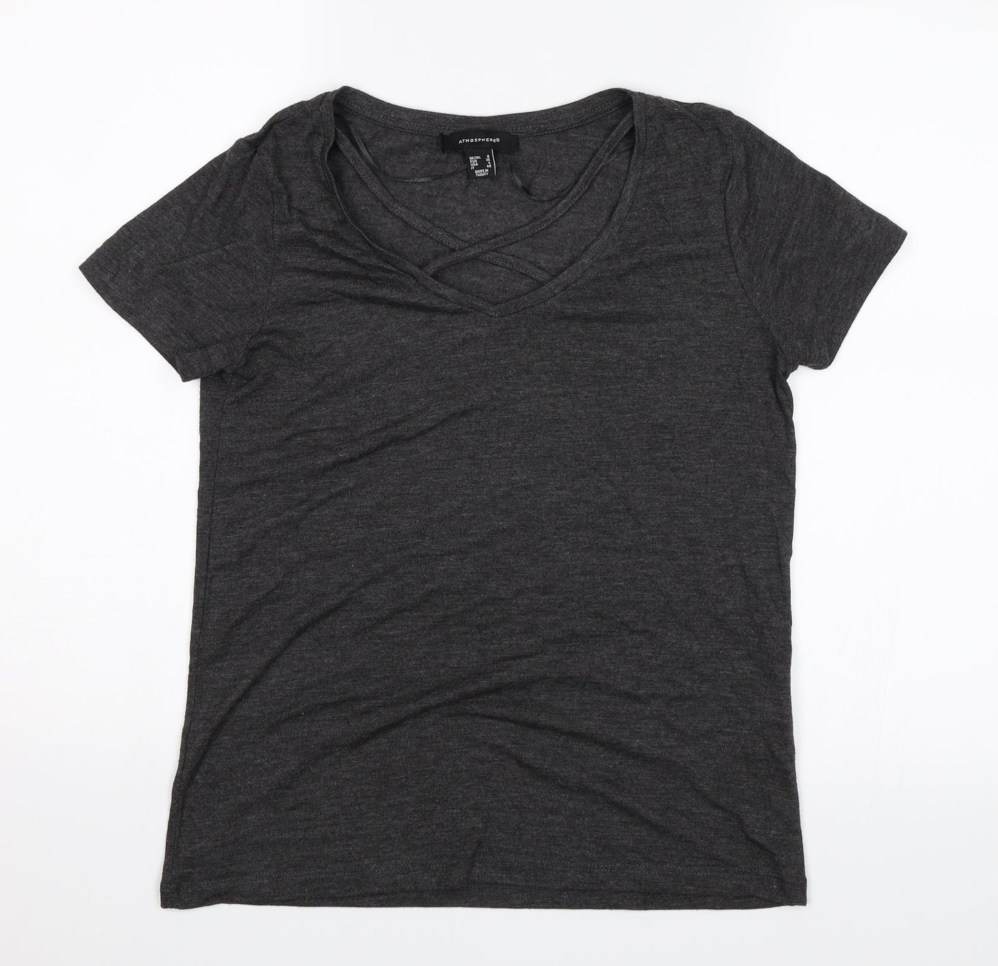 Atmosphere Womens Grey   Basic T-Shirt Size 8