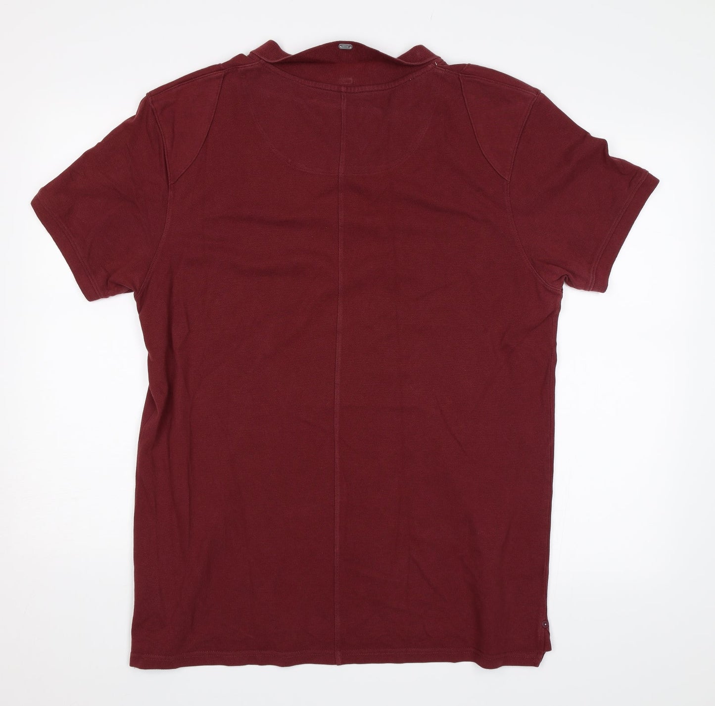 Police Womens Red   Basic Polo Size 6