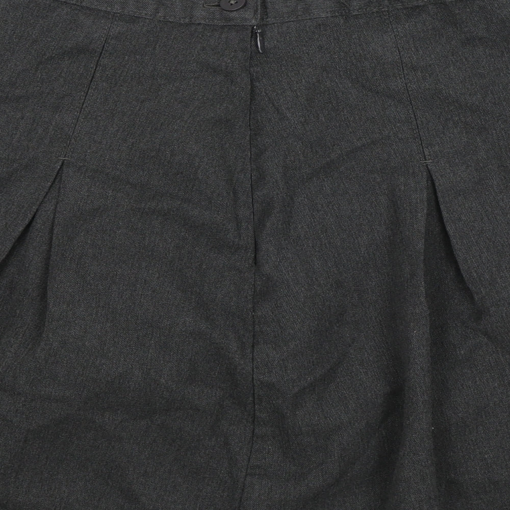 M&S Girls Grey   Straight & Pencil Skirt Size 11-12 Years - School