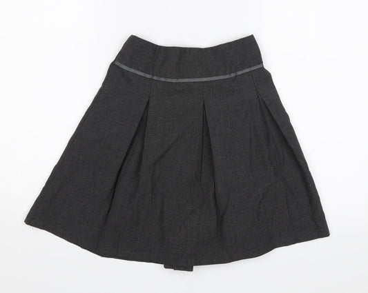 TU Girls Grey   Straight & Pencil Skirt Size 9 Years - School