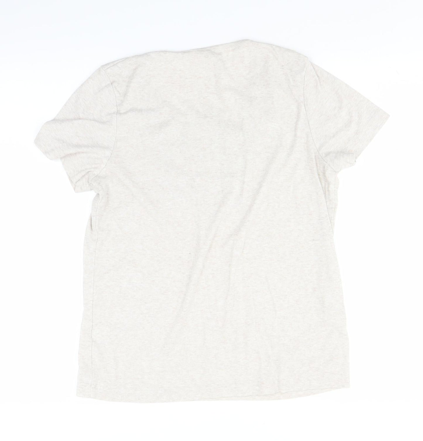 BM Womens Beige   Basic T-Shirt Size M