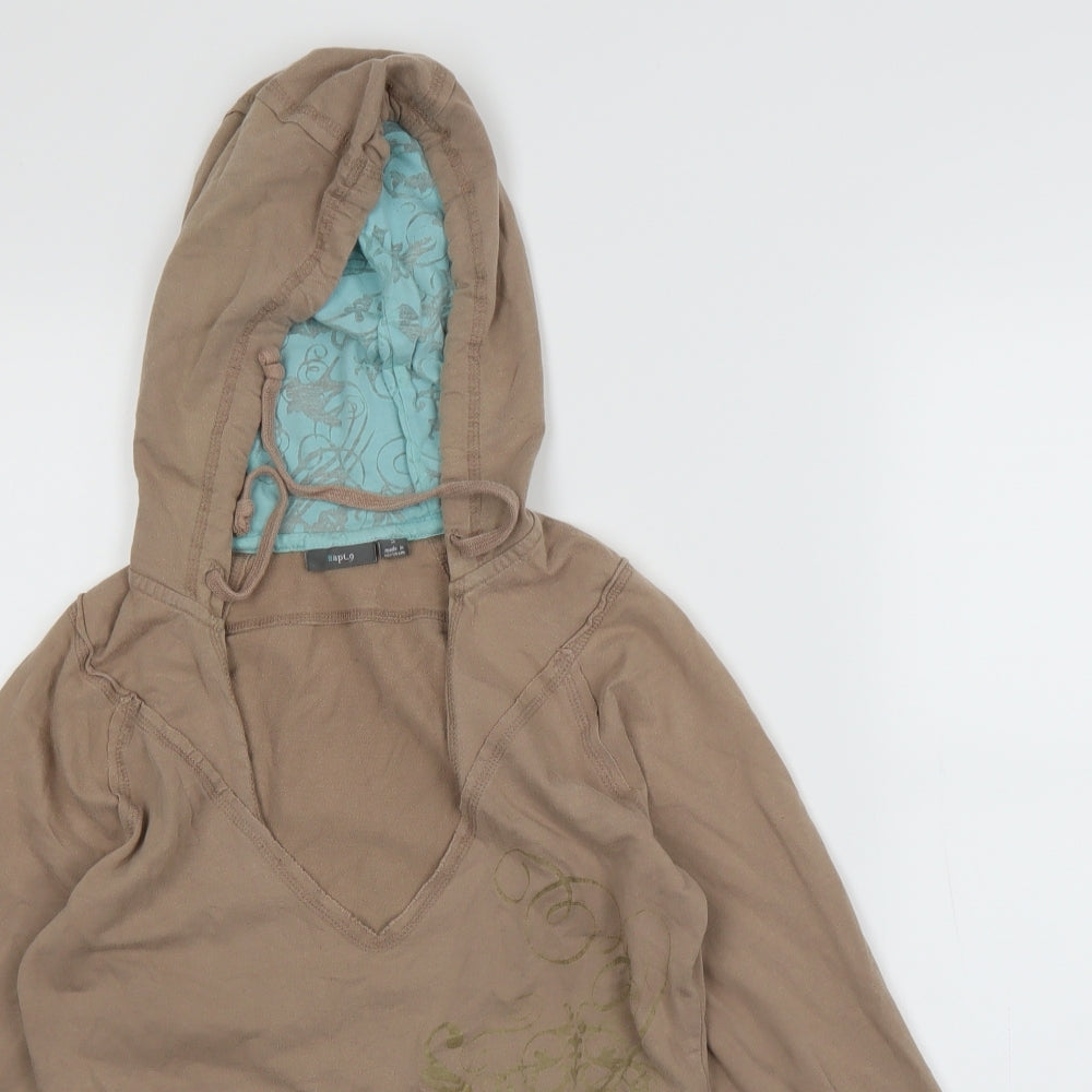Apt. 9 Womens Brown   Pullover Hoodie Size S