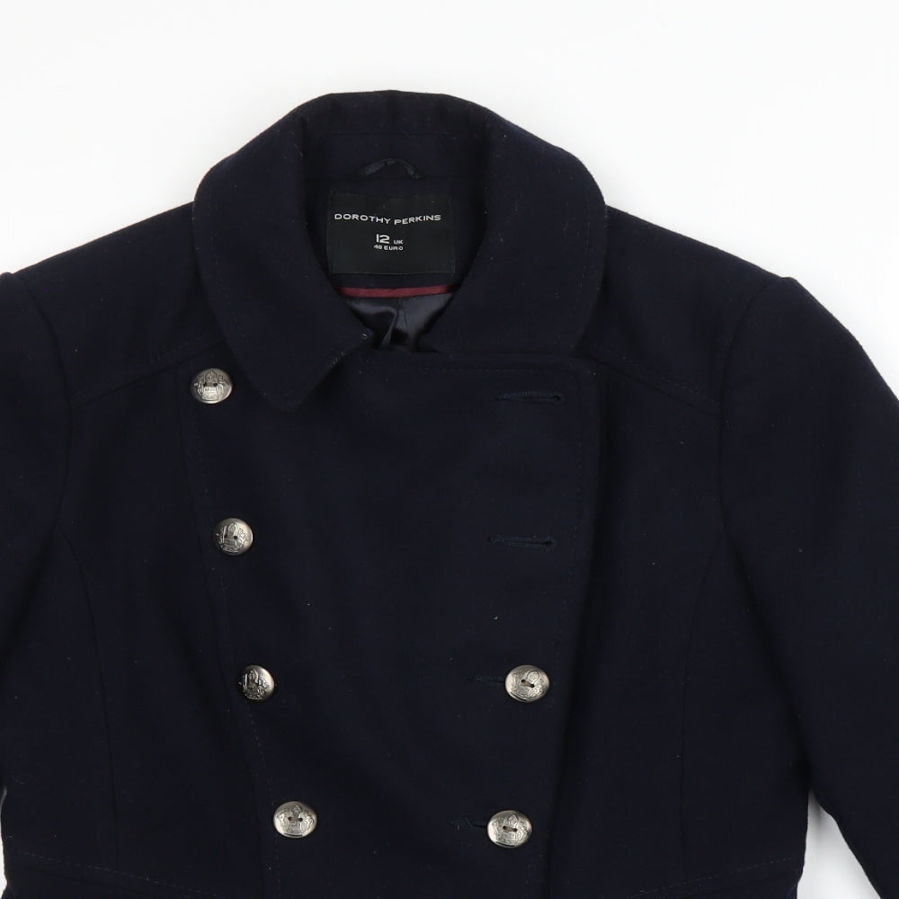 Dorothy Perkins Womens Blue   Jacket  Size 12