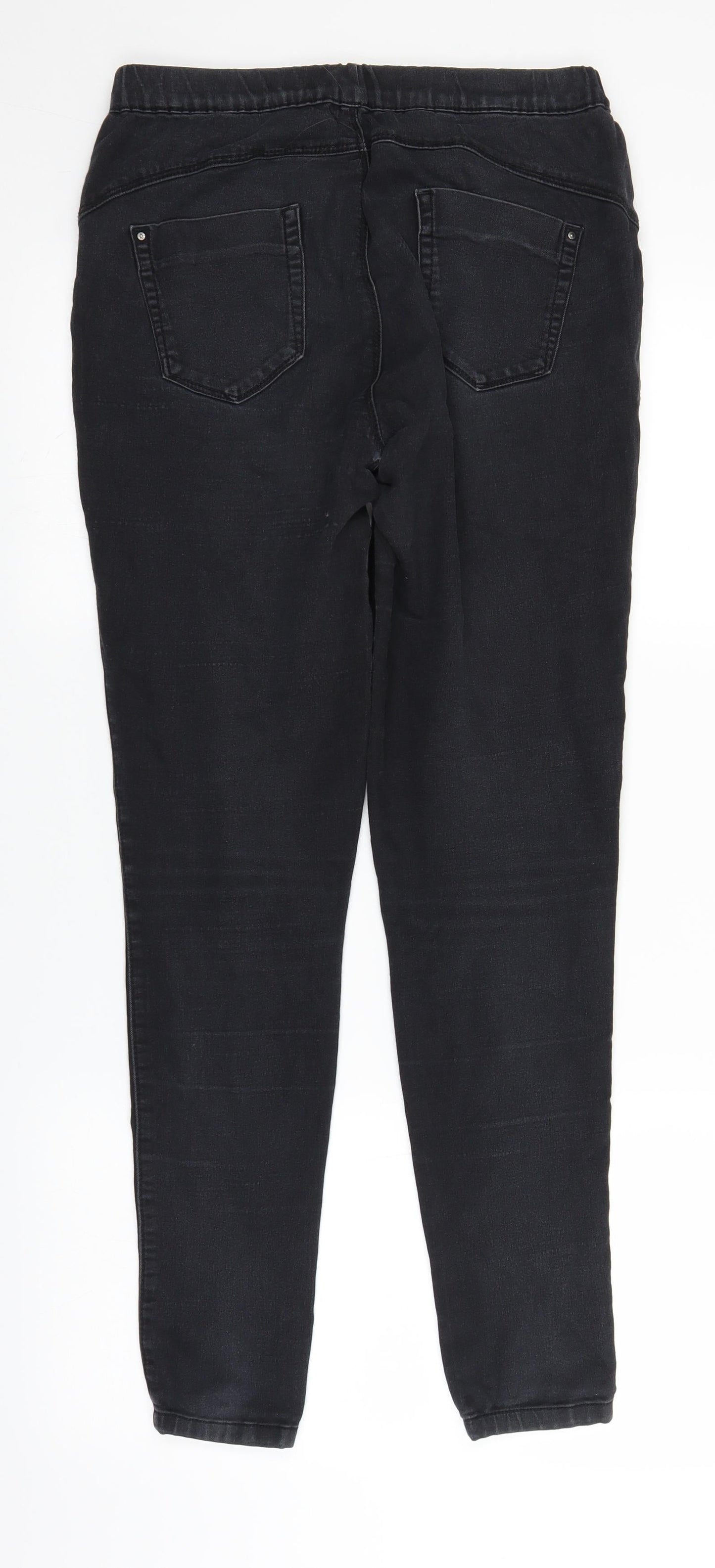 Primark Womens Black  Denim Jegging Jeans Size 12 L26 in