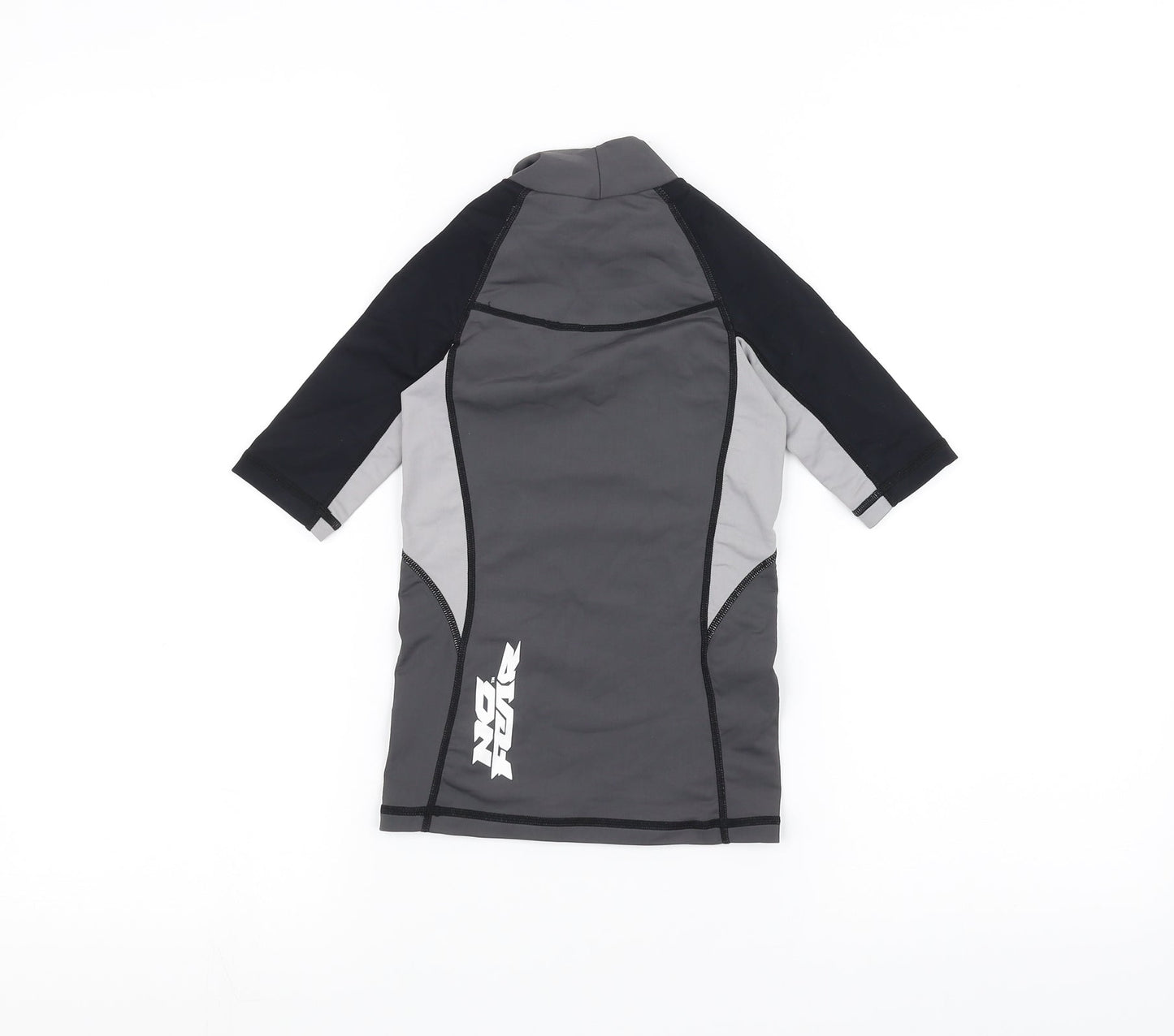 No Fear Girls Grey   Basic T-Shirt Size 7-8 Years