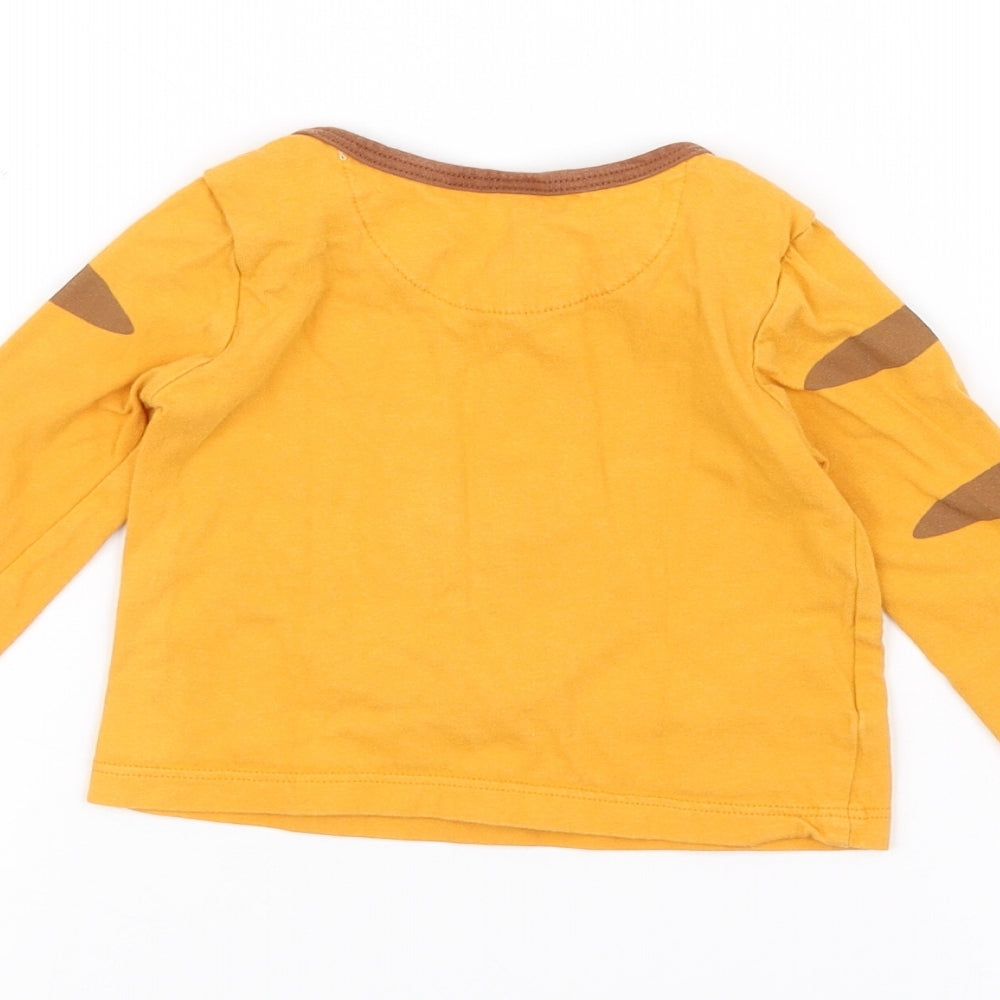 Disney Baby Orange   Basic T-Shirt Size 3-6 Months  - Disney